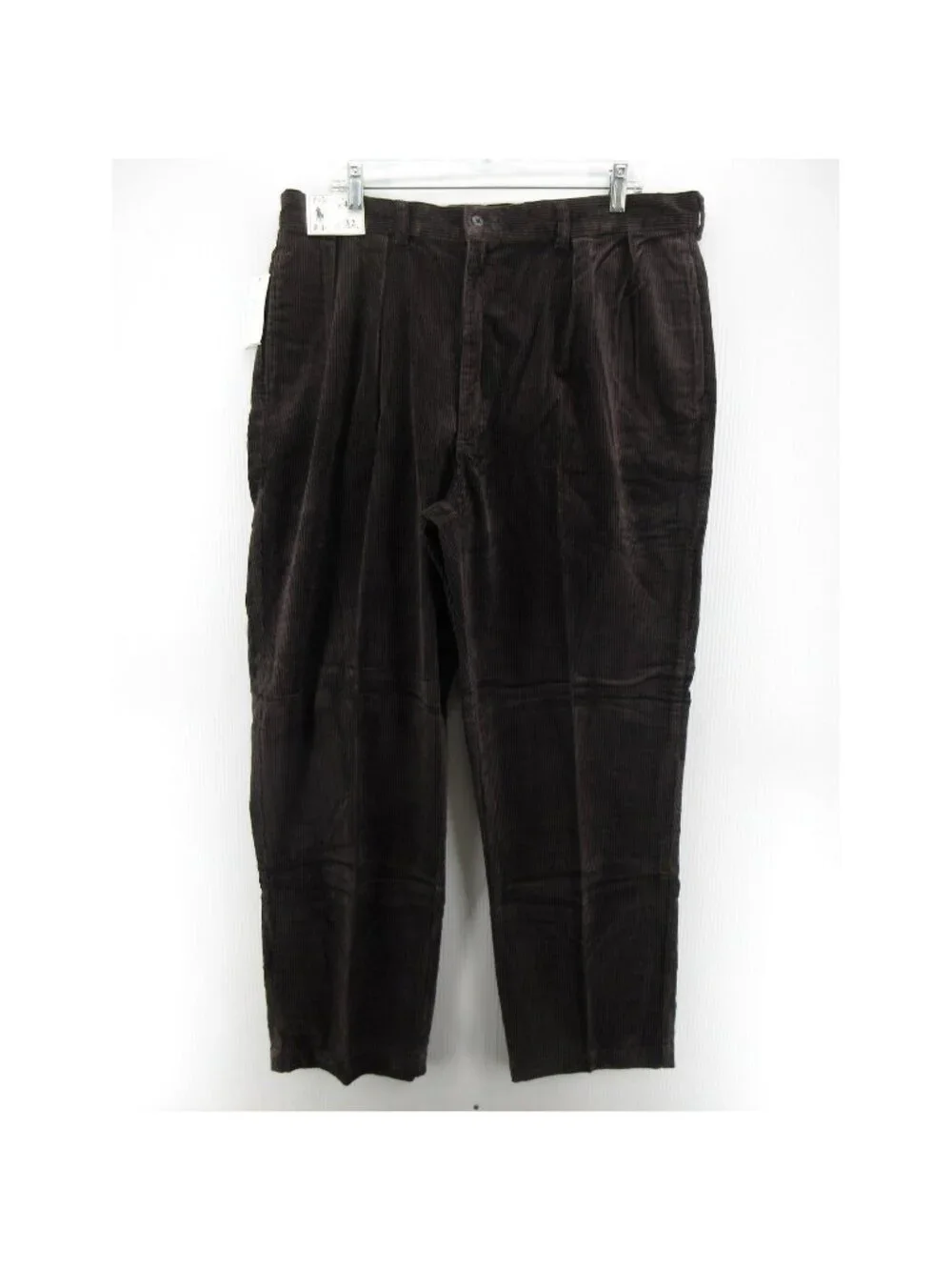 VTG Polo Ralph Lauren Pants 40X32 Andrew Corduroy Pleated Classic Fit